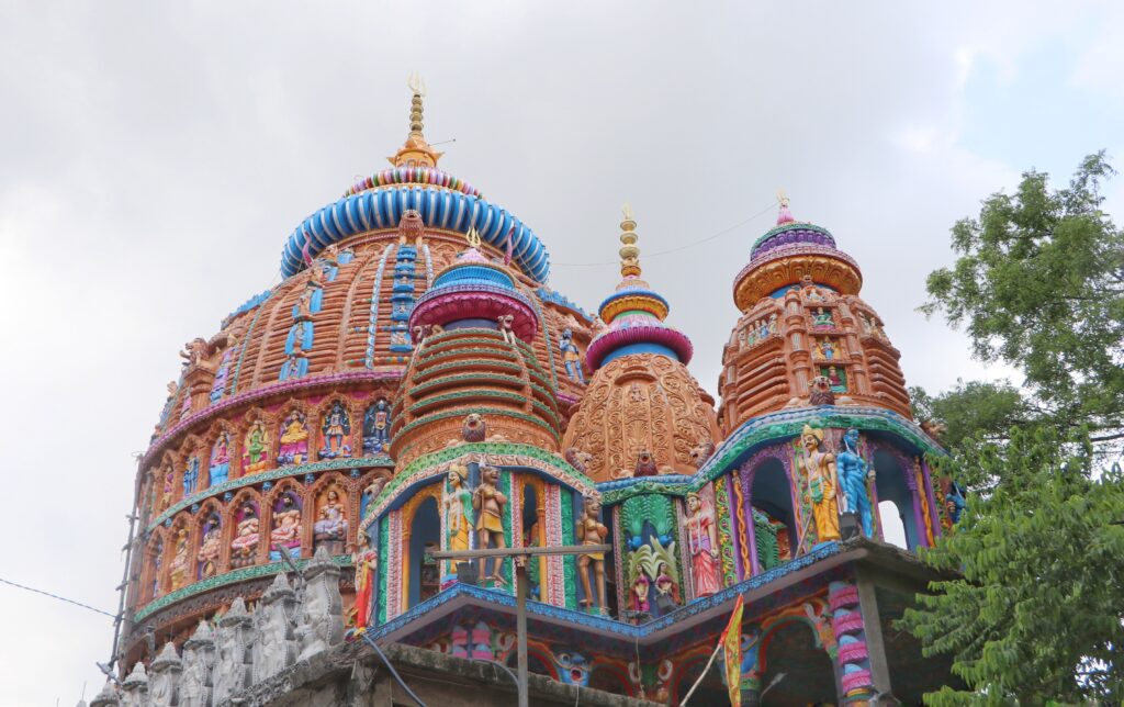 back side view of the temple