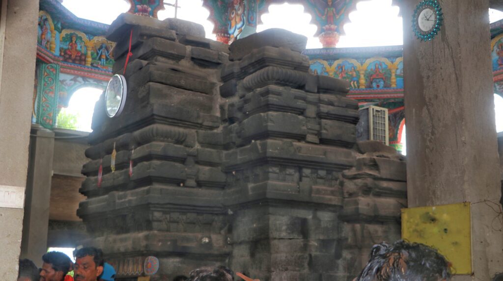 Inside the temple